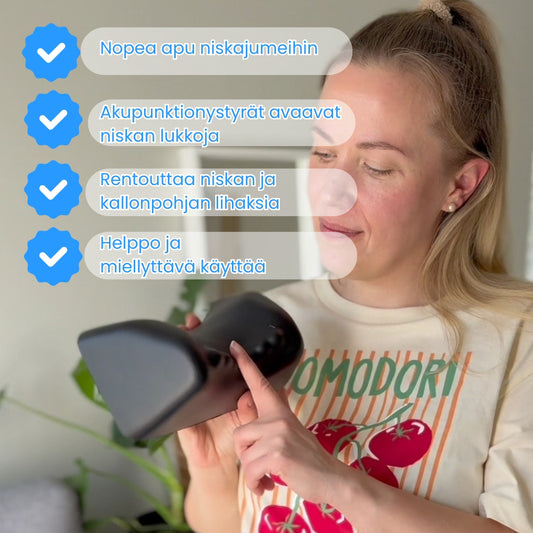 FX-Fysio Ergonominen niskan ja kallonpohjan rentouttaja - Fysiopuoti.fi
