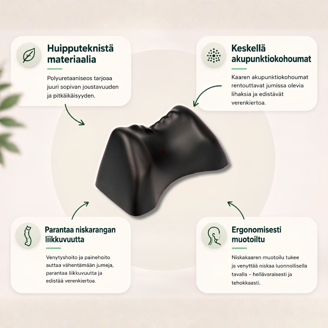 FX-Fysio Ergonominen niskan ja kallonpohjan rentouttaja - Fysiopuoti.fi
